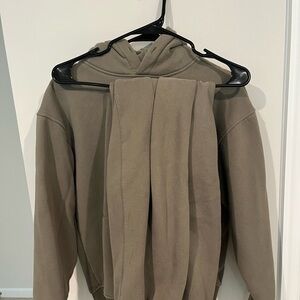 Army green  Hoodie and Sweatpants Set